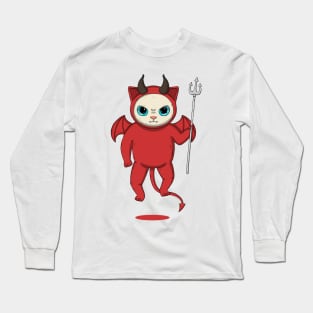 Little Devil Neko Long Sleeve T-Shirt